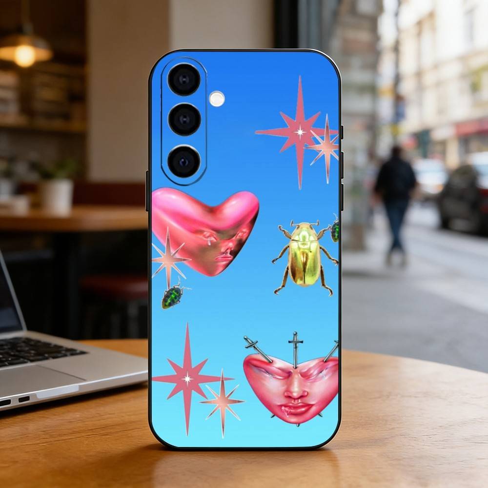 Fontaines -DC Romance Phone Case For Samsung Galaxy A73,A72,A71,A70,A53,A52,A51,Others Soft Black Cover