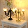 1:12 Dollhouses Living Room Ceiling Chandelier Kid LED Ceiling Lamp Toy Furniture Ceiling Light Dollhouses Accessories