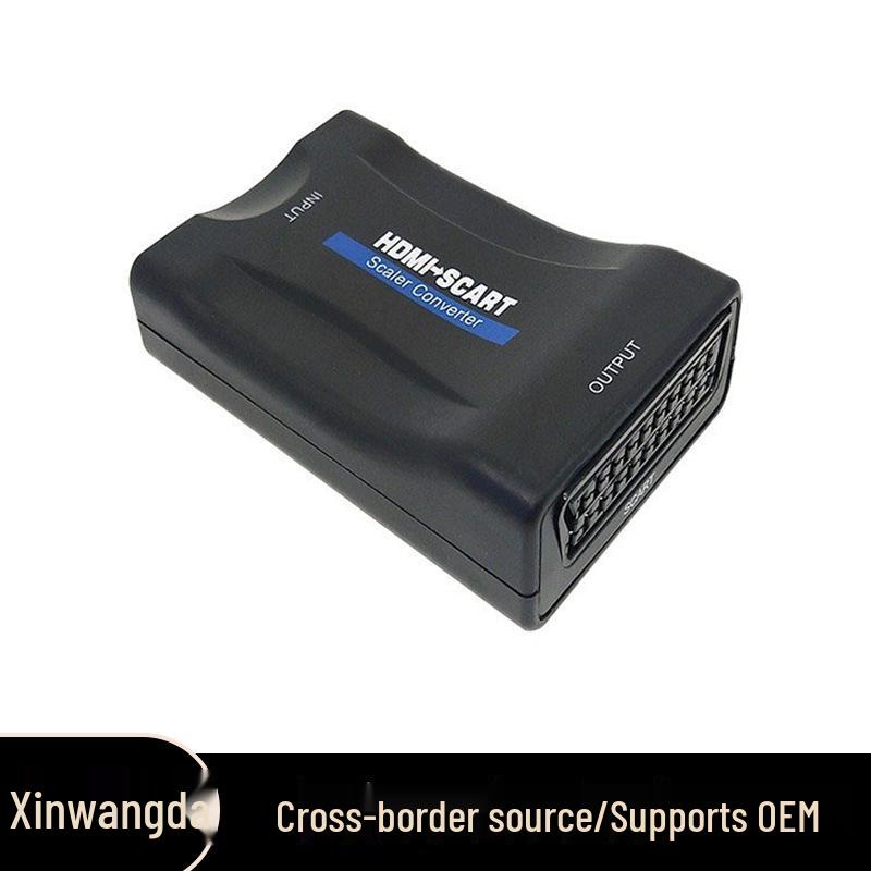 

SCART to HDTV Video Converter with Broom Head Bag with USB cable