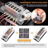 6/12 Way Blade Fuse 12-24V Car Fuse Box LED Indicator Waterproof Block Universal Multi-circuit Fuse Box Ship and Vehicle Parts Fuses4