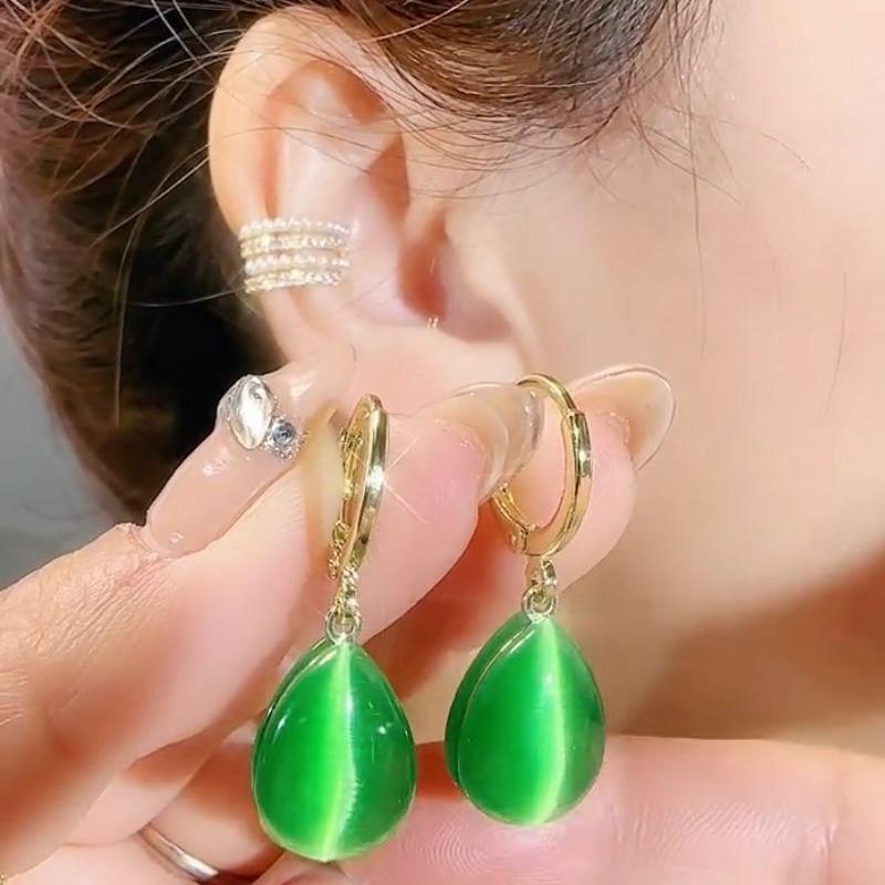

New Water Drop Shaped Earrings, Fashionable, Simple, Classical, Exquisite, Slimming Earrings for Women