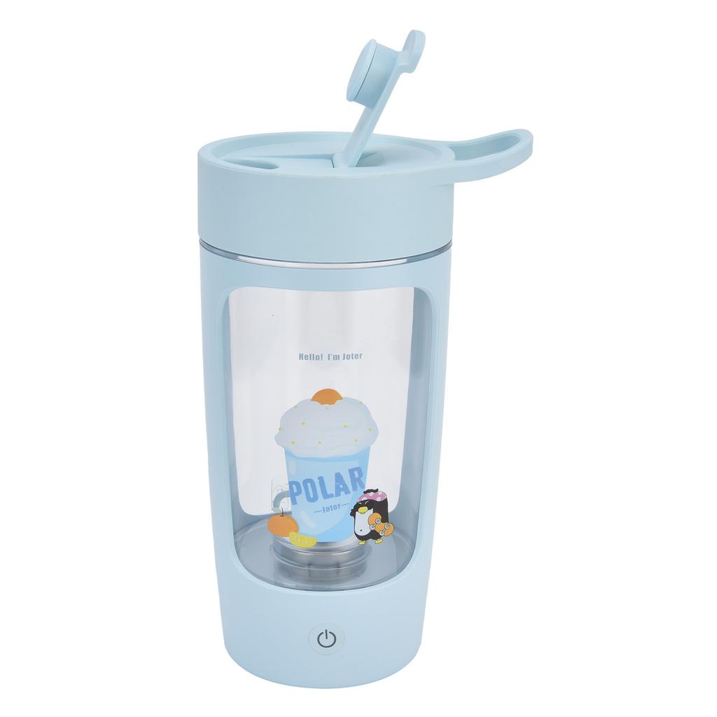 Elektrischer Shaker USB Wiederaufladbar 650ml Fassungsvermögen Mischbecher Entsaften Mischen Mixer für Proteinpulver