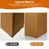 32x16x16 Corten Steel Planter Box Rustic Metal Planter with Drainage Holes Rust Weather Resistant for Patio Garden Indoor Outdo