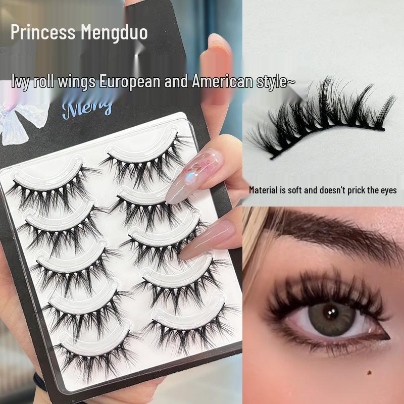 

Princess Mengduo Natural Strip Comic False Eyelashes - Barbie European/American Style