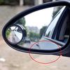 1 ks Čierne auto Zrkadlo mŕtveho uhla 360° Uhol pohľadu Nastaviteľné spätné zrkadlo