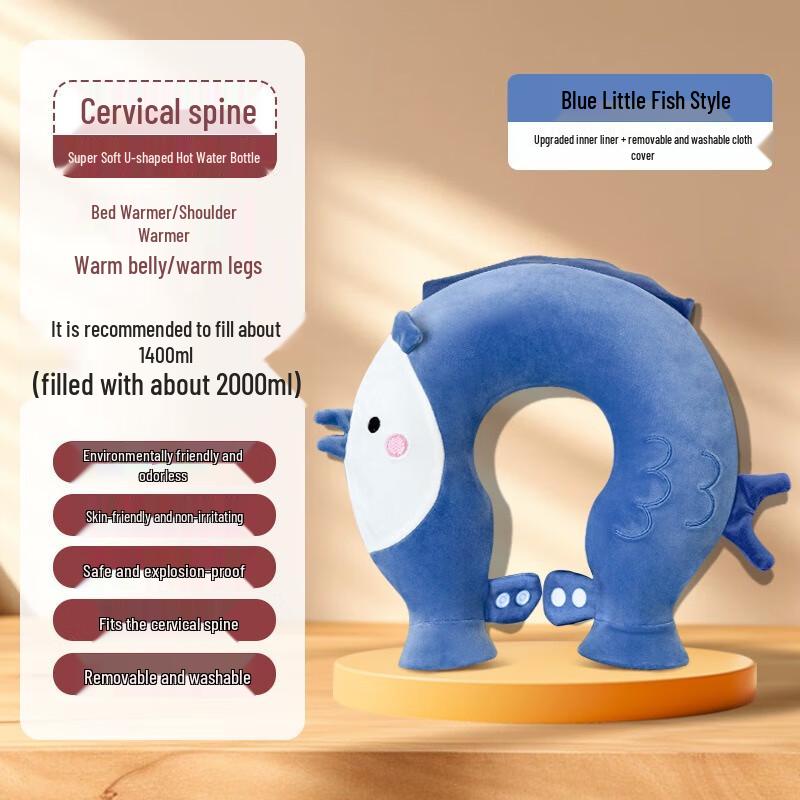 Fumaiide U-shaped Wearable Neck & Shoulder Hot Water Bottle