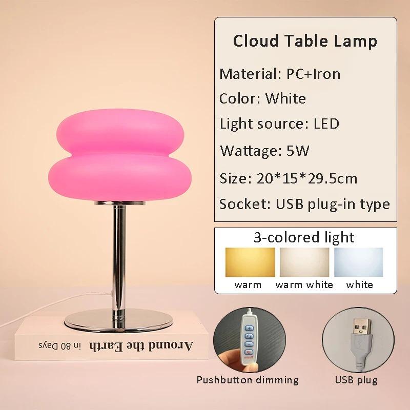Bauhaus galda lampa, trīskrāsu aptumšošana, LED
