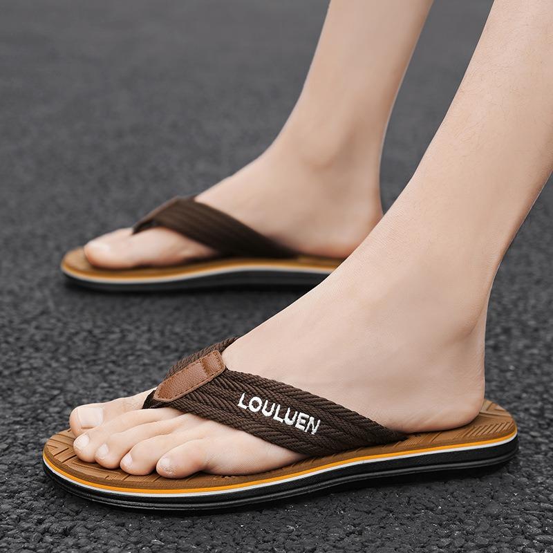Summer Slippers Men Trendy Casual Beach Men's Flip Flops Home Use