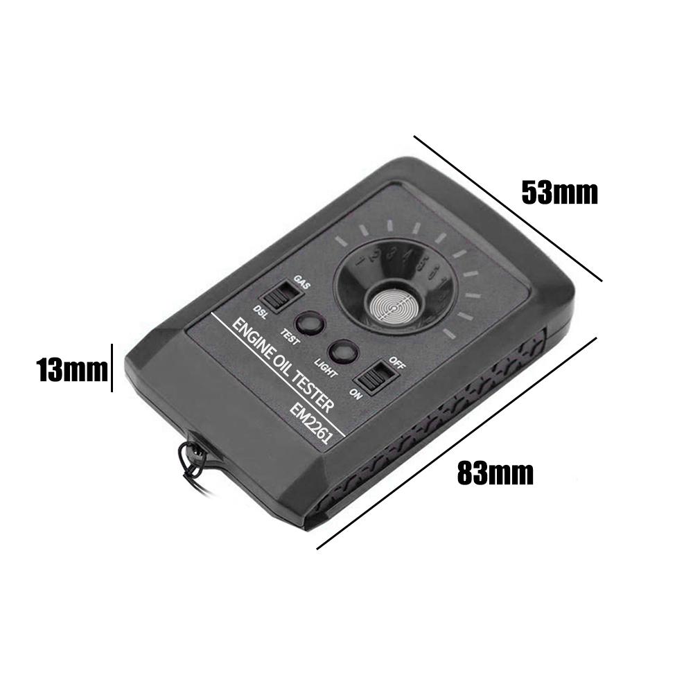 12V LED Digital Tester Motor Engine Oil Quality Detector Gas Diesel Fluid Analyzer