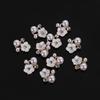 10pcs DIY Crafts Flower Rhinestones Buttons Pearl Button Wedding Decoration Diy Alloy  Cryustal Bow Accessories Sewing Button