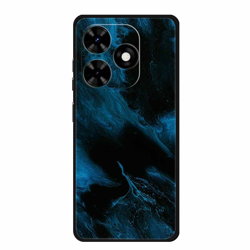 For Tecno Spark Go 2024 Case Luxury TPU Silicone Soft Back Cover Phone Cases for Tecno SparkGo 2024 BG6 Shockproof Flower Fundas