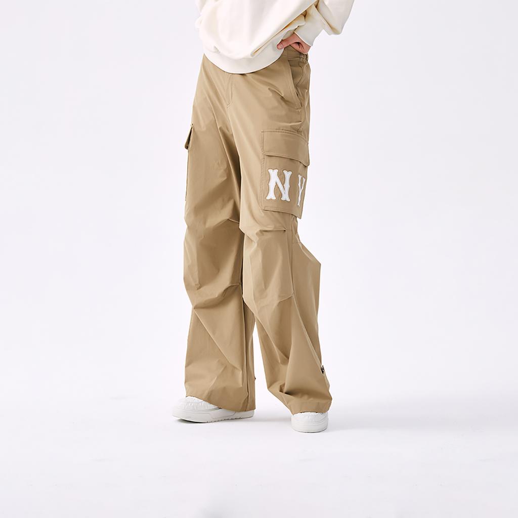 New MLB New York Yankees Basic Collection Cargo Pants Women's Khaki 3FWPB0151-50BGP