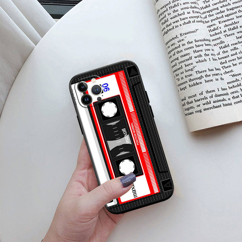 IR30 Vintage Boombox Tape Shell for Samsung Note 20 10 S25 Plus Ultra Lite A51 A52 A53 A71 A72 A73 M20 M30 M21 M31 M51 A11 A70 A56 A26