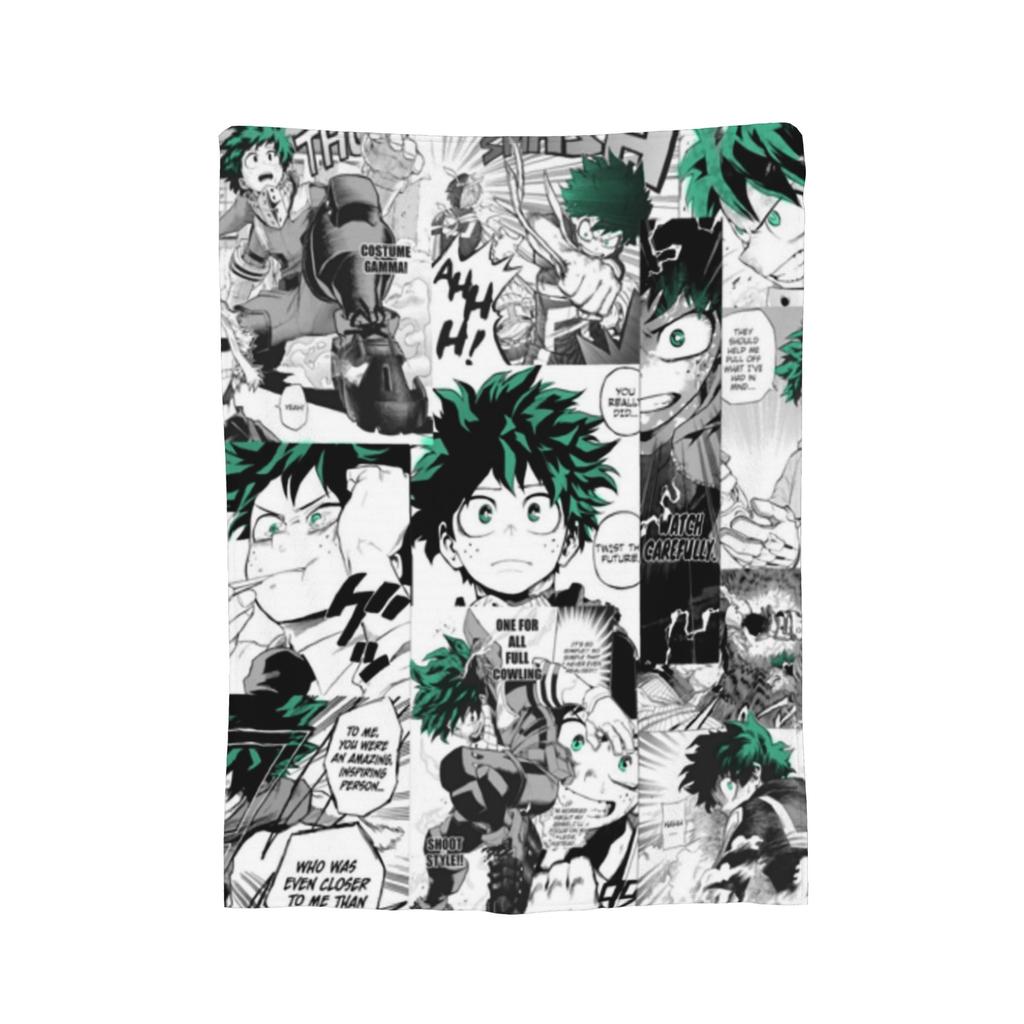 Todoroki Shoto Blankets My Hero Academia Anime Manga Fleece Vintage Warm Throw Blankets for Chair Covering Sofa  Winter,