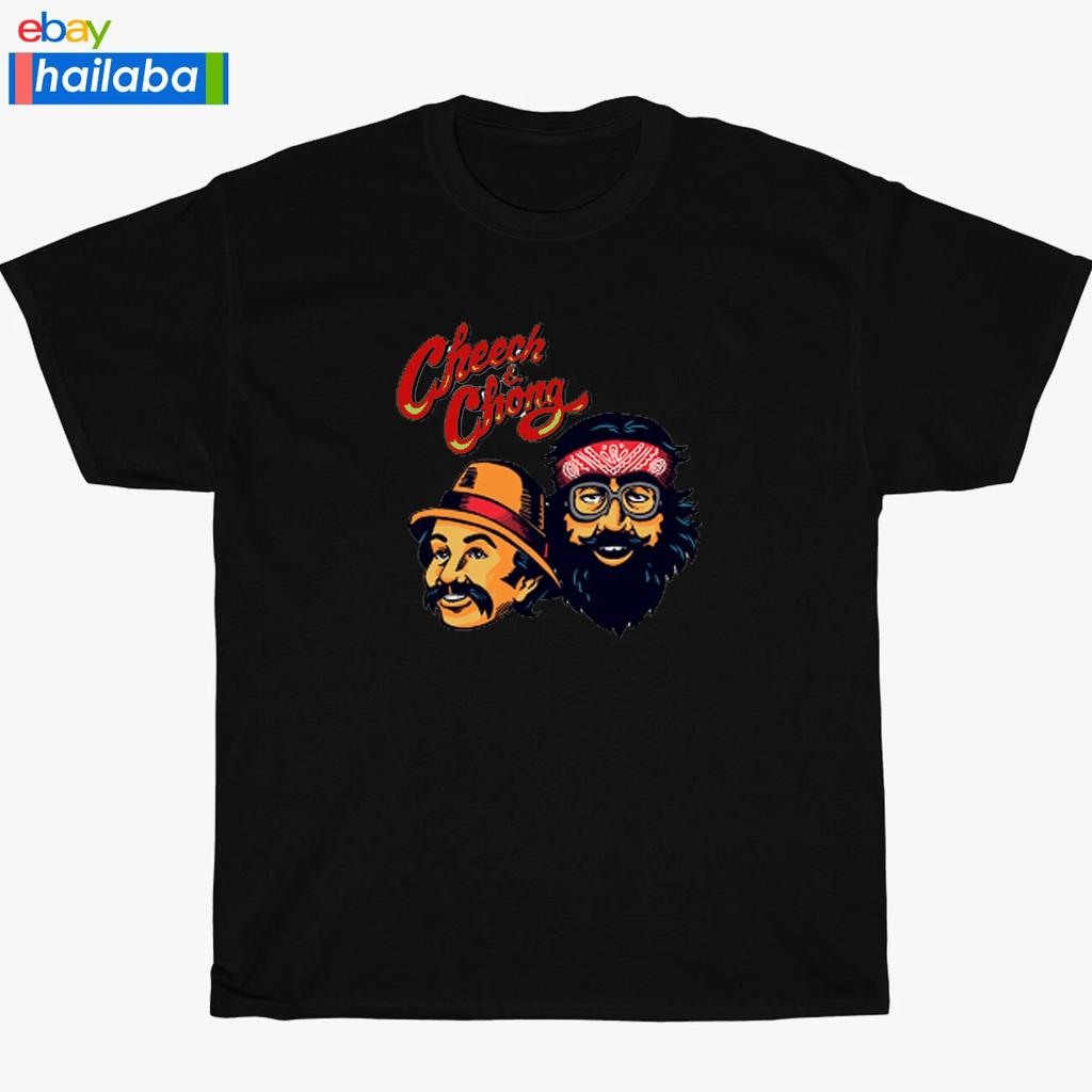 New Cheech Chong Logo Black/Navy/Sport Grey/White Men's T shirt S-5XL