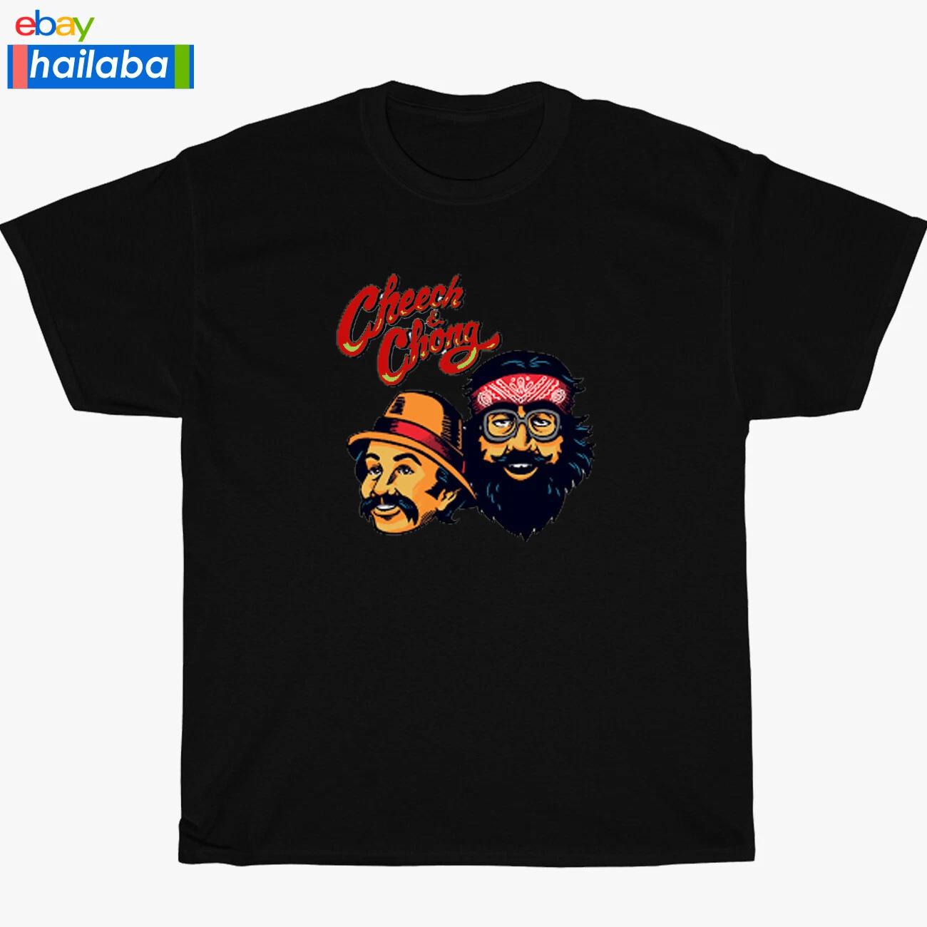 

New Cheech Chong Logo Black/Navy/Sport Grey/White Men s T shirt S-5XL L
