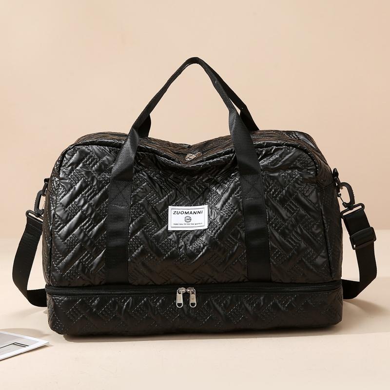 Travel Bag Dry And Wet Separate Sports Fitness Bag Lightweight Shoulder Crossbody Storage Bag With Shoes Compartment Luggage Bag