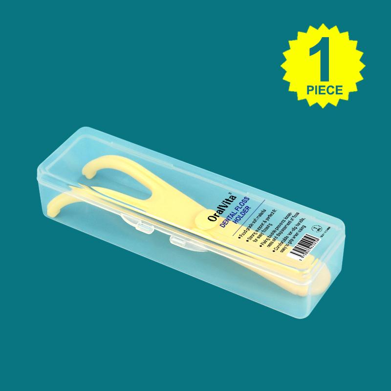 

1/2Pcs Reusable Pick Holder Y Shape Plastic Dental Floss Rack Teeth Clean Care Tool Without Dental Floss Oral Hygiene Toothpick 1pcs жовтий