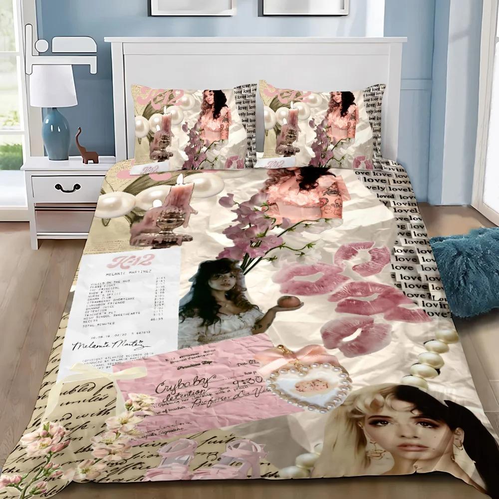 3D Print Melanie Martinez Music  Bedding Set Duvet Cover Set With Pillowcase 2/3pcs Comforter Cover Bedroom Decor Microfiber