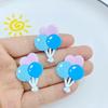 20pcs New Cute Cartoon Little Balloon Series PVC Flexible Glue Flat Back DIY Scrapbook Embellishment Phone Craft Decoration