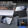 For Google Pixel 10 Pro Fold with Magnetic Power [Hidden Kickstand][Screen Protector][Hinge Protection] Slim Shockproof Protective Phone Case-Black