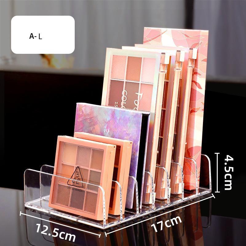 Eyeshadow Palette Organizer Eyepowder Storage Tray Cosmetics Rack Makeup Tools Compartment Holder For Women Makeup Organizer.