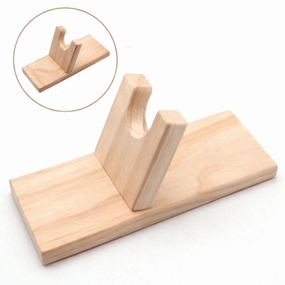 Universal Hot Glue Holder Wooden Craft Room Organizer Portable Hot Glue Support Stand