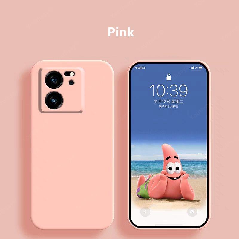 Luxury Case For Xiaomi 13T Case Cover Xiaomi 13T Pro Funda Coque Liquid Silicone Soft TPU Phone Bumper For Xiaomi 13T Pro