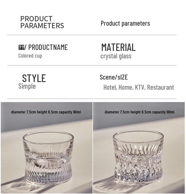 Edo Kiriko Luxury Crystal Glass: Bar, Restaurant, or Home Whiskey and Water Cup