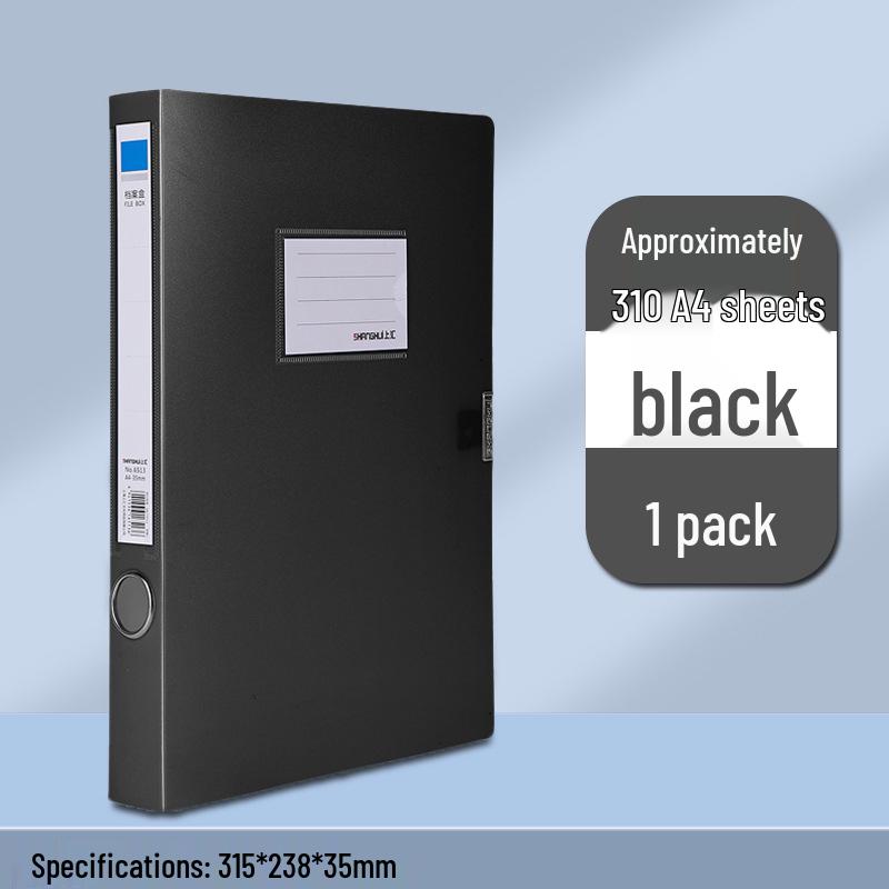 A4 Dokumentenorganisations-Aufbewahrungsbox - Verdickte Plastikmappe für Konten & Verträge