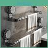Cup Telescopic Suction Towel Nodrill Rack For Bathroom Storage