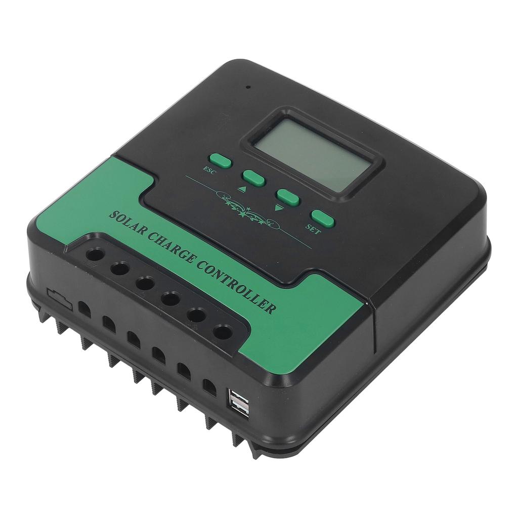 MPPT Solar Charge Controller 12V 24V Automatic Identification LCD Panel Regulator Intelligent Lighting Battery Charging