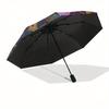 Colorful Mandala Art Print: Vibrant Floral Design for WallsUmbrella, Portable 3-Fold Compact Umbrella,Christmas Gift ES387