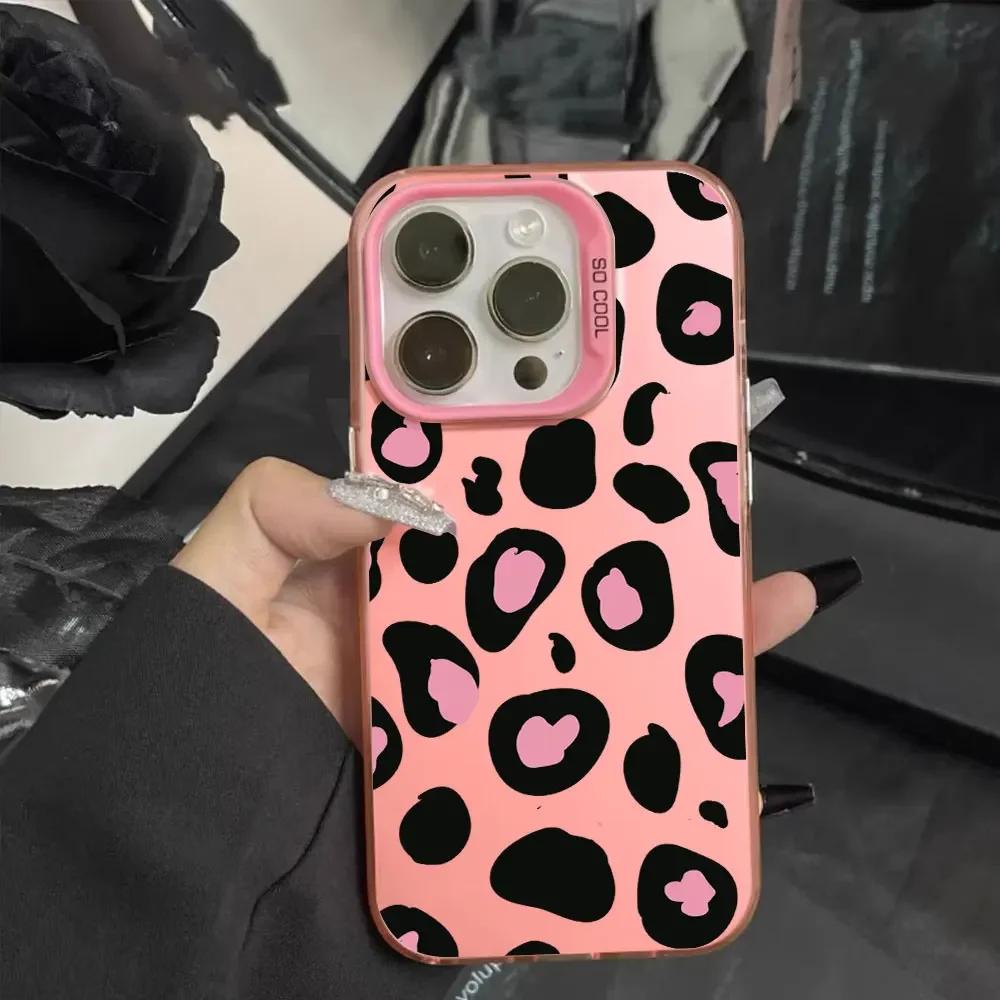 Fashion Leopard Matte IMD Case For Vivo V27 V29 Pro V40 V30 SE V30 Lite V30E V25 V25E V27E V29E X80 Lite Phone Funda V40SE Cover
