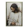 Poster The Holy Silence of Jesus Poster The Holy Silence of Jesus, 30X40 Cm, White Wooden Frame, 230 Gsm Matte Paper