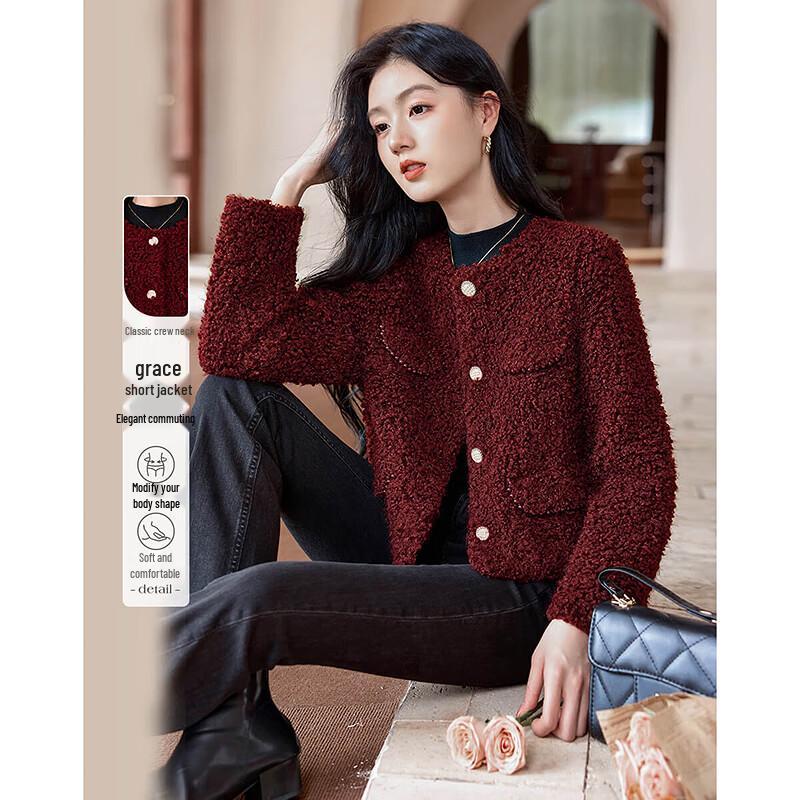 

Fleeting Years 2025 Winter Round Neck Women s Jacket M