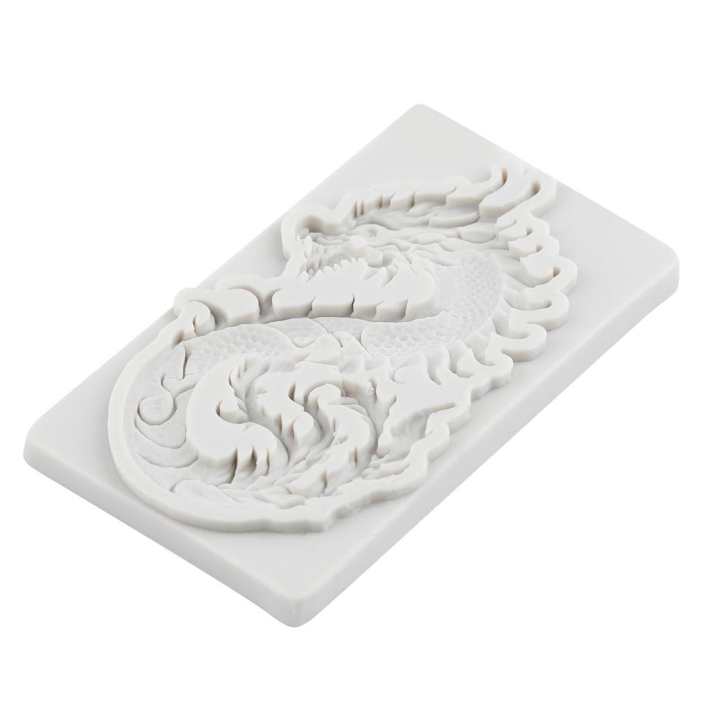 Dragon Silicone Mold Chinese Zodiac Dragon Fondant Molds Cake Decorating Tools Cupcake Topper Candy Sugar Craft Gum Paste Polymer Clay