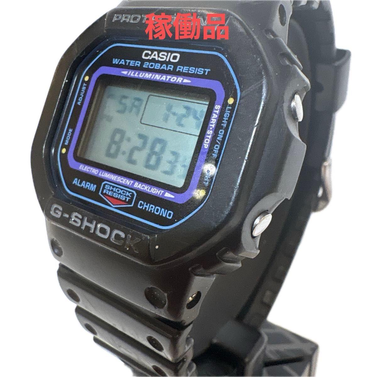 CASIO G-SHOCK DW-5600 Square Model Black Used Watch Working Item