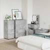 Storage Cabinet Concrete Grey 40 x 48 x 105 cm Engineered Wood