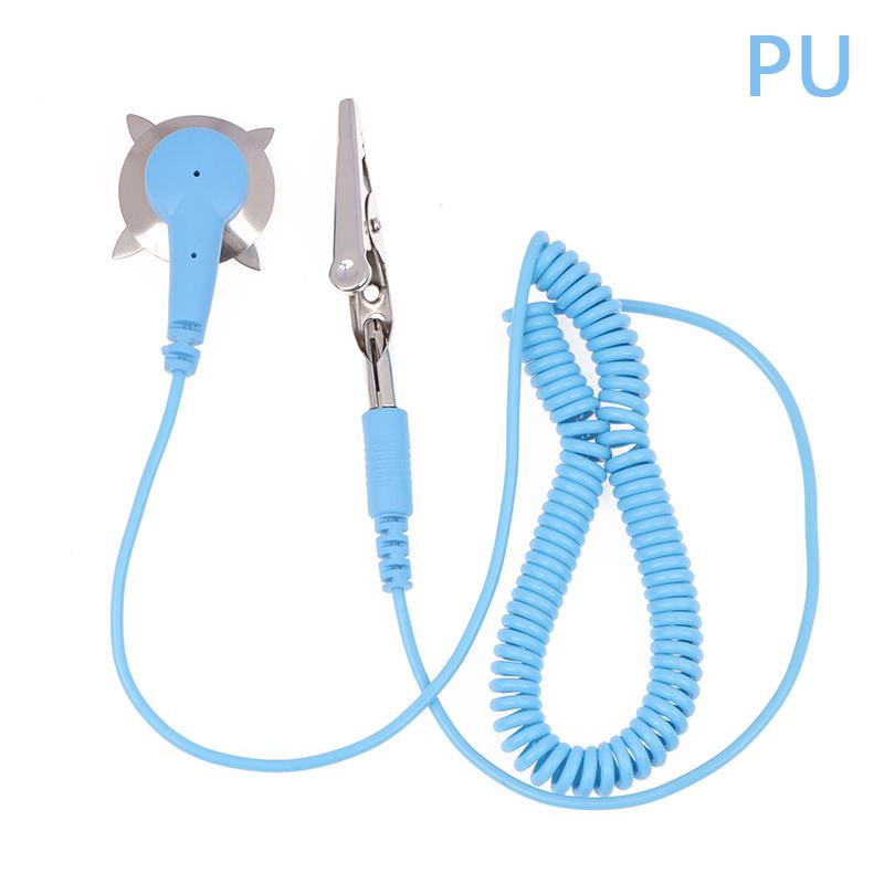 

Anti-Static Black Grounding Cable Coiled Cord Alligator Electrical Supplies