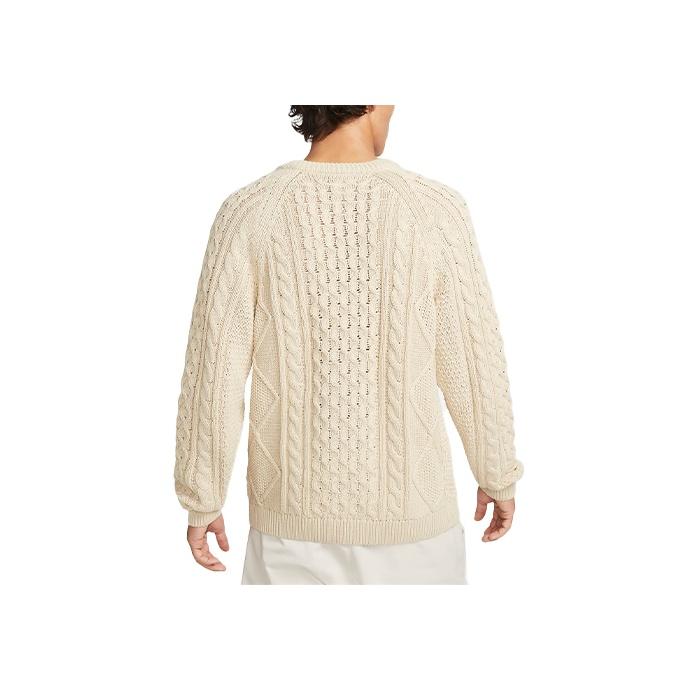 New Nike Life Cable Knit Sweater Asia Sizing DQ5177-206