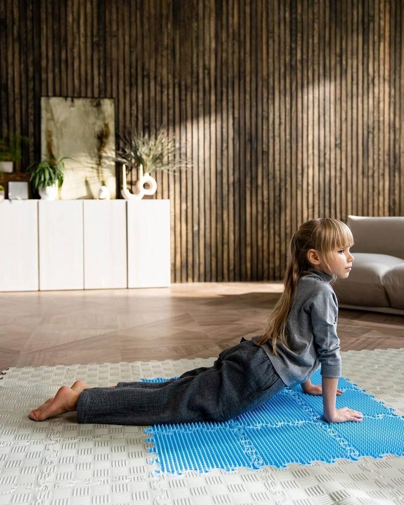 sensory mat Soft Spikes (soft) 1 pc - orange