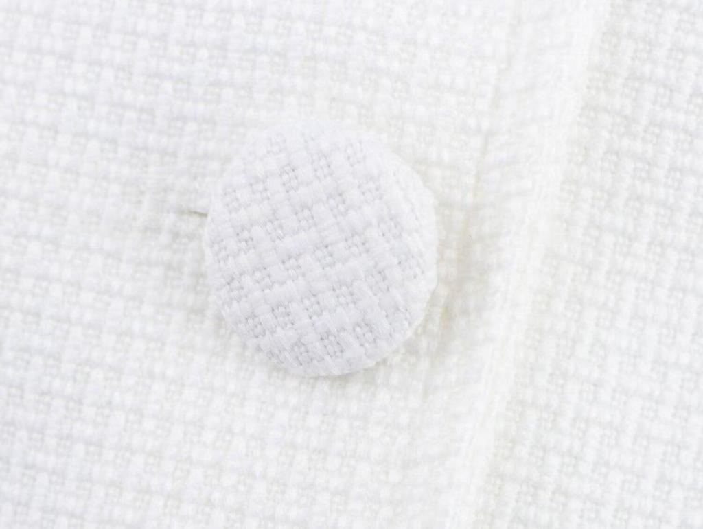 2025 Spring Women's European & American Style Casual Single-Breasted White Blazer