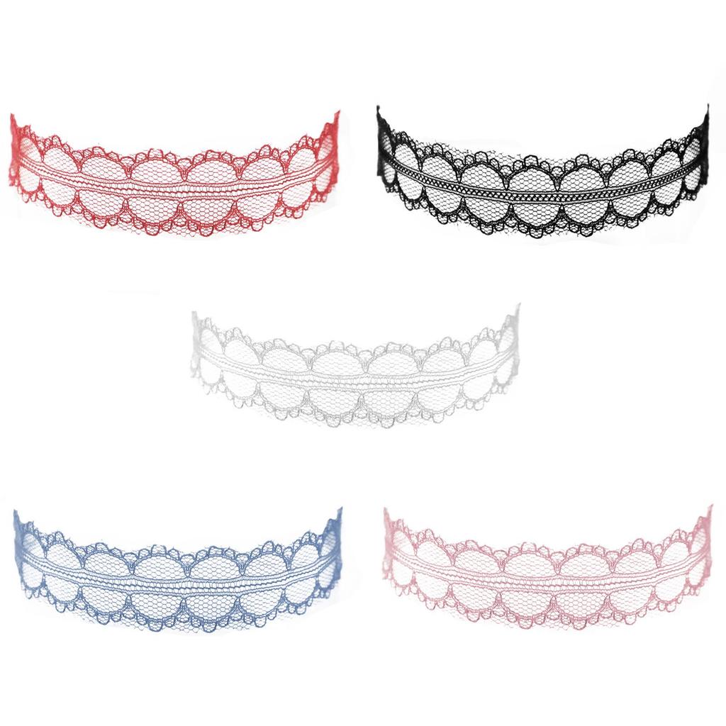 Feenhafter bunter Spitzen-Choker für Damen