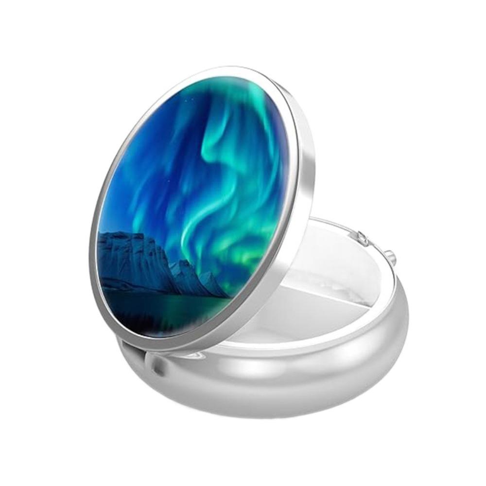 

3 сетки коробка для таблеток капсул круговой дозатор лекарств мини-футляры для лекарств для путешествий для здравоохранения Style 3