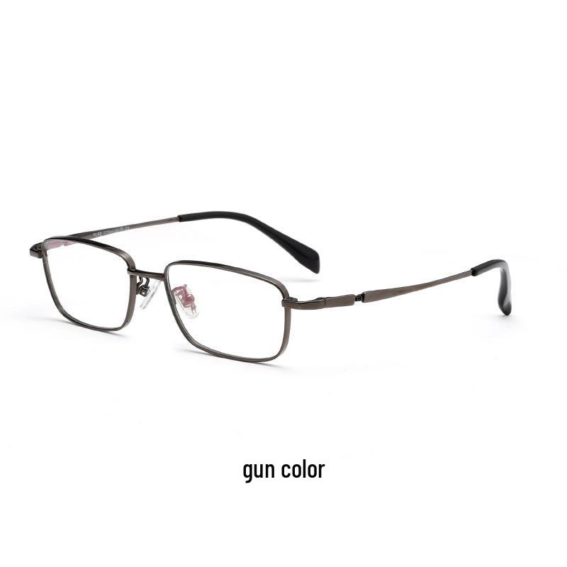 

Сверхлегкие мужские оправы из чистого титана для малого бизнеса для высокой степени миопии или миопии без диоптрий - Модель 85927