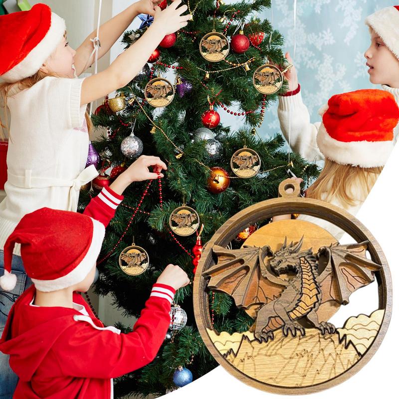 Animal Christmas Ornament 3D Animal Ornament Decorative Ornaments Exquisite Animal Decoration With Animal Themes