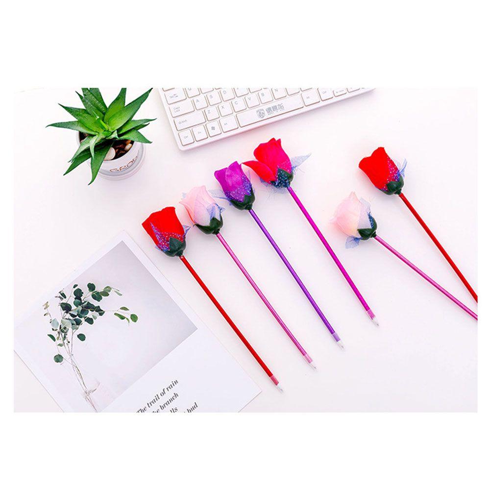 New Students School Ballpoint Pen Stationery Valentine's Day Rose Flower