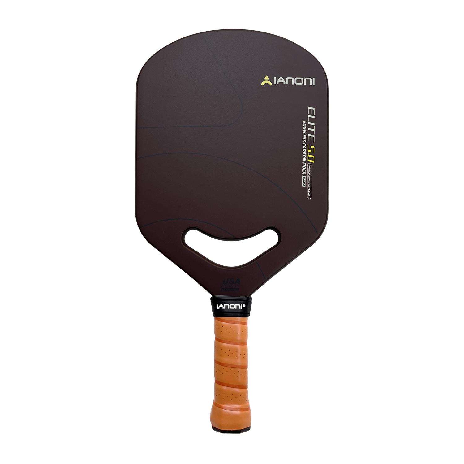 IANONI SPORTS ELITE5.0 Edgeless Pickle Ball Paddle 16mm Thickness Approved Adult Carbon Fiber Pickleball Paddle