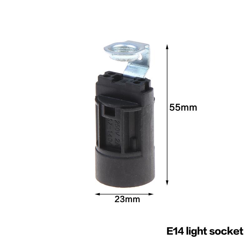 55-100Mm E14 Light Candelabra Base Socket Bulb Holder Candles Lamp Replacement Adjustable Led Chandelier Cover Bases Holder